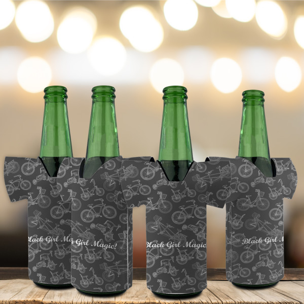 Custom Design - Jersey Bottle Cooler - Set of 4 - LIFESTYLE