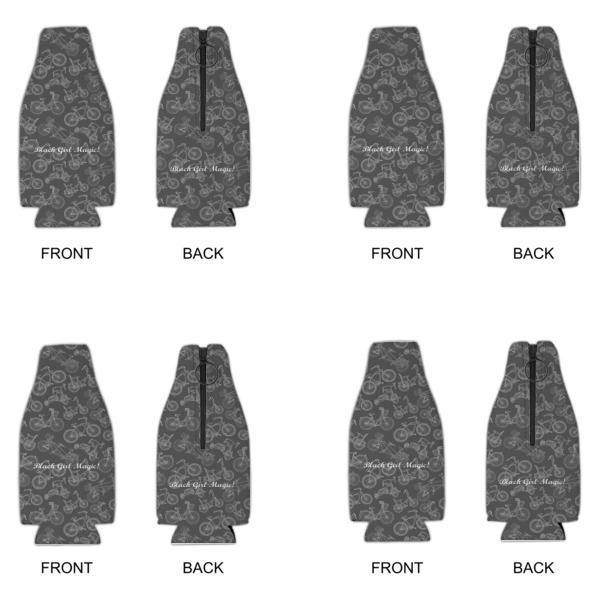 Custom Design - Zipper Bottle Cooler - Set of 4 - Approval