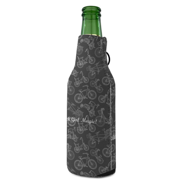 Custom Design - Zipper Bottle Cooler - ANGLE (bottle)