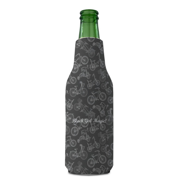 Custom Design - Zipper Bottle Cooler - FRONT (bottle)