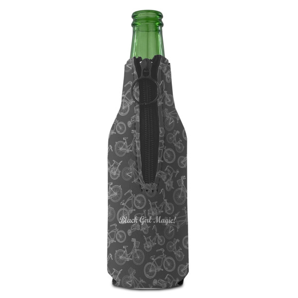 Custom Design - Zipper Bottle Cooler - BACK (bottle)