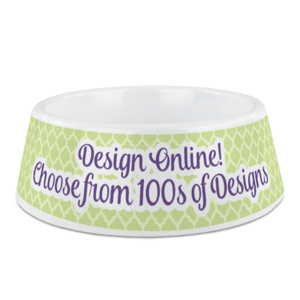 Custom Design Your Own Plastic Dog Bowl