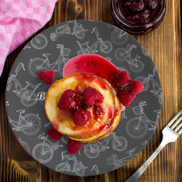 Custom Design - Melamine Plate 8 inches - LIFESTYLE