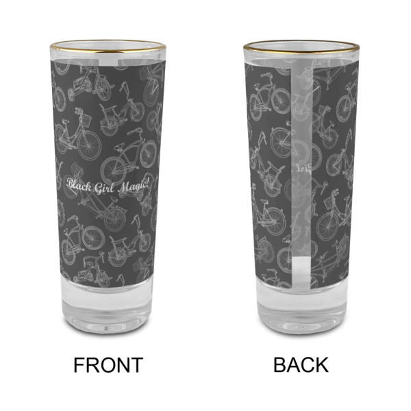 Custom Design - Glass Shot Glass - 2oz - Single - Front & Back