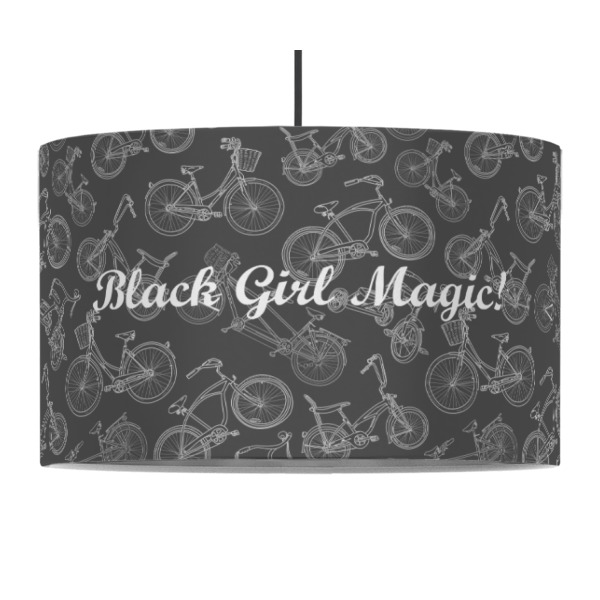 Custom Design - 12" Drum Lampshade - PENDANT (Fabric)