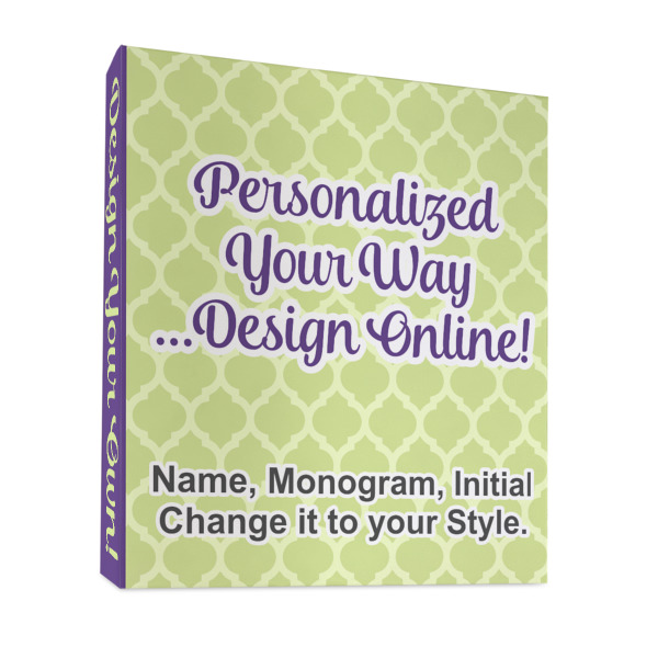 Custom Design - 3 Ring Binders - Full Wrap - 1" - Front