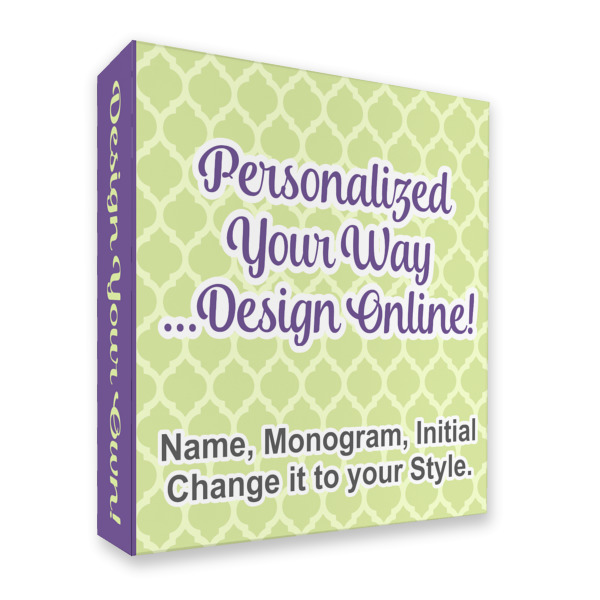 Custom Design - 3 Ring Binders - Full Wrap - 2" - Front