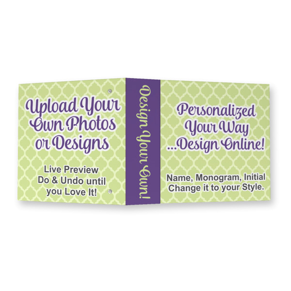 Custom Design - 3 Ring Binders - Full Wrap - 2" - Open Outside