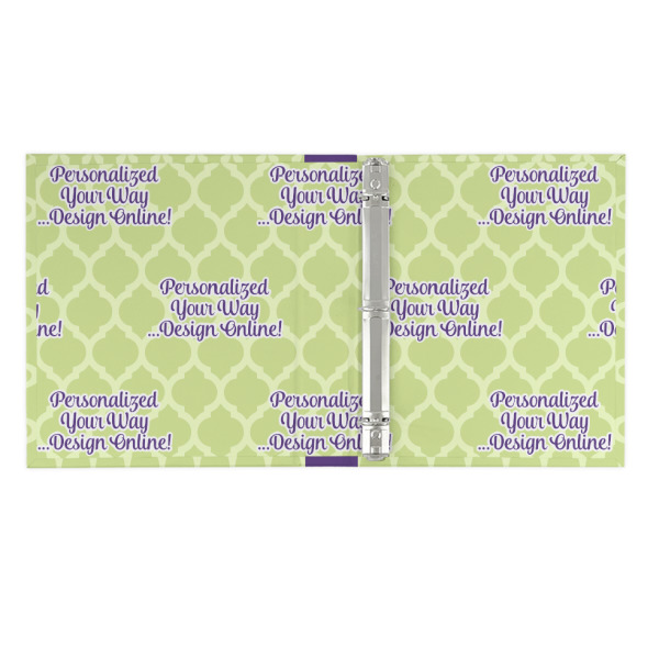 Custom Design - 3 Ring Binders - Full Wrap - 1" - Open Inside