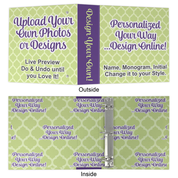 Custom Design - 3 Ring Binders - Full Wrap - 2" - Approval