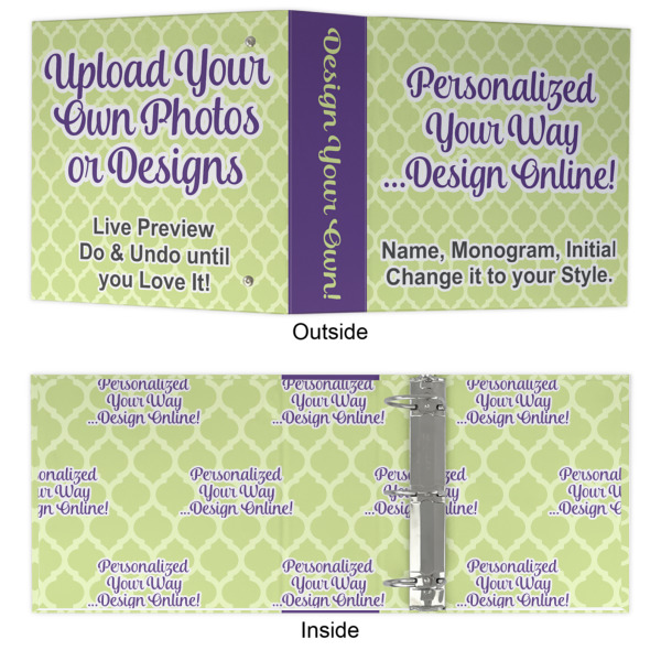 Custom Design - 3 Ring Binders - Full Wrap - 3" - Approval