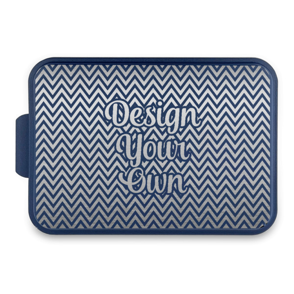 Custom Design Your Own Aluminum Baking Pan with Navy Lid