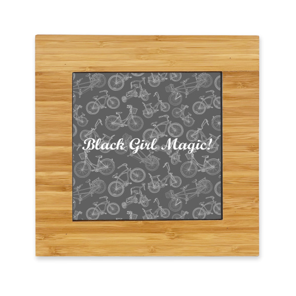 Custom Design Your Own Bamboo Trivet with Ceramic Tile Insert