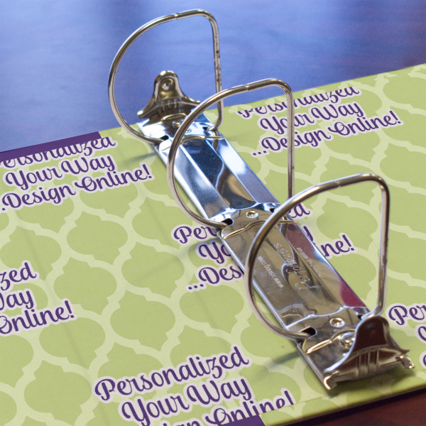 Custom Design - 3 Ring Binders - Full Wrap - 3" - Detail