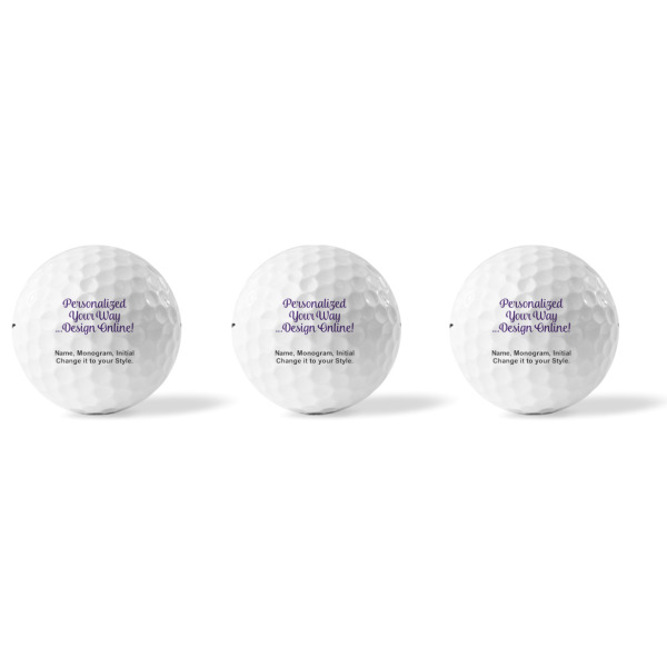 Custom Design - Golf Balls - Titleist - Set of 3 - APPROVAL