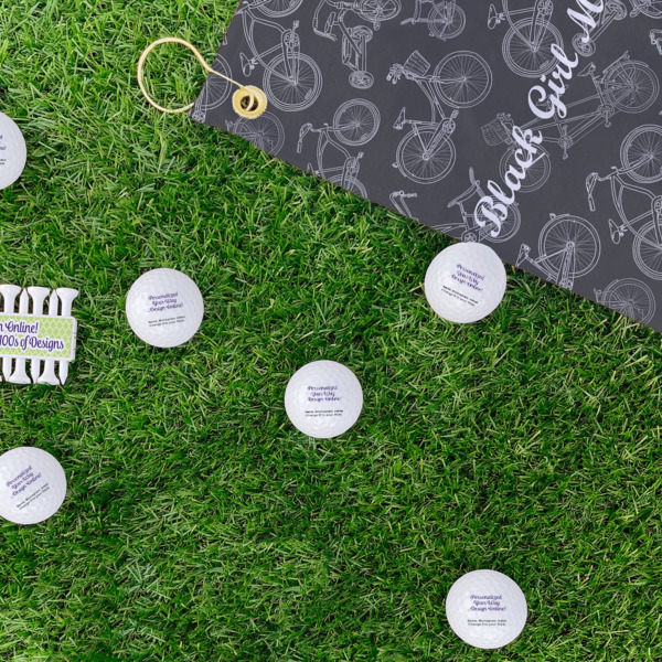 Custom Design - Golf Balls - Generic - Set of 12 - LIFESTYLE