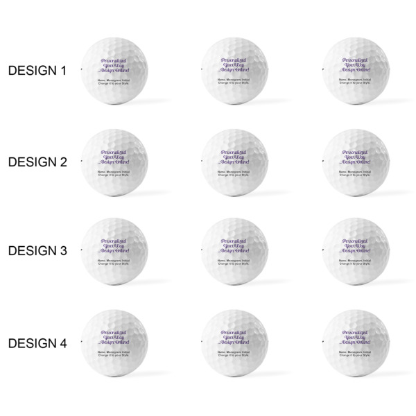Custom Design - Golf Balls - Titleist - Set of 12 - APPROVAL