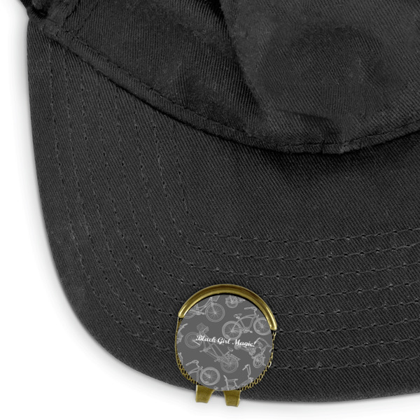 Custom Design - Golf Ball Marker Hat Clip - Main - GOLD