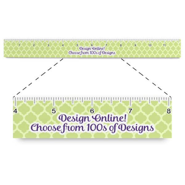 Custom Design Your Own Plastic Ruler - 12"