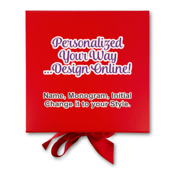 Custom Design - Gift Boxes with Magnetic Lid - Red - Approval