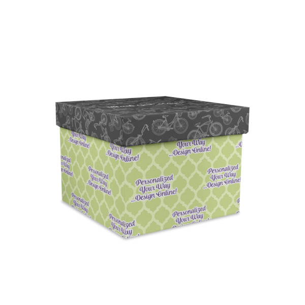 Custom Design - Gift Boxes with Lid - Canvas Wrapped - Small - Front/Main