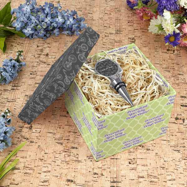 Custom Design - Gift Boxes with Lid - Canvas Wrapped - Medium - In Context