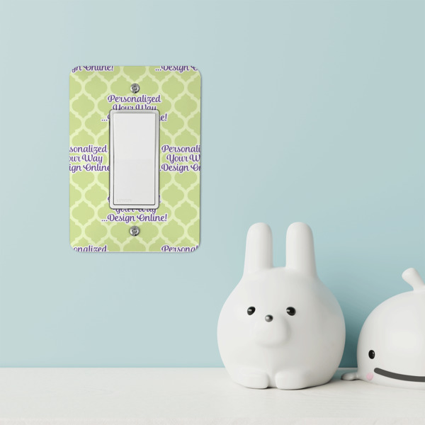 Custom Design - Rocker Light Switch Covers - Single - IN CONTEXT