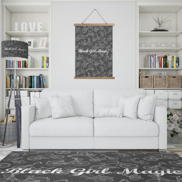 Custom Design - Wall Hanging Tapestry - Portrait - In Context