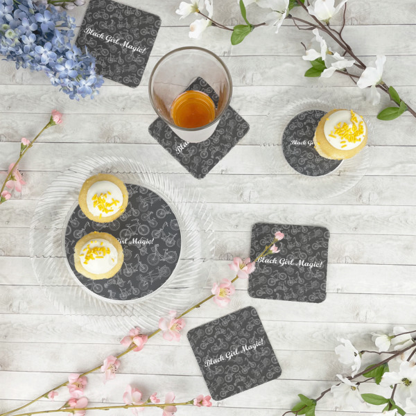 Custom Design - Plastic Party Dinner Plates - In Context