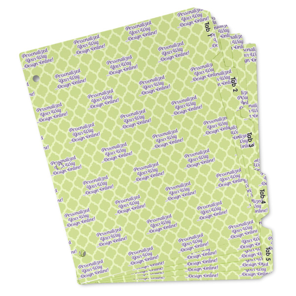 Custom Design Your Own Binder Tab Dividers