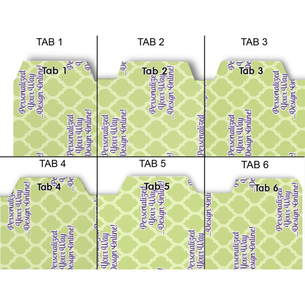 Custom Design - Page Dividers - Set of 6 - Approval