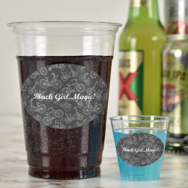 Custom Design - Plastic Shot Glasses - In Context