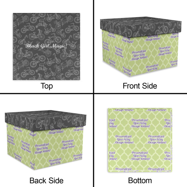 Custom Design - Gift Boxes with Lid - Canvas Wrapped - XX-Large - Approval