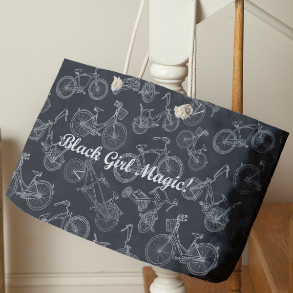 Custom Design - Large Rope Tote - Life Style