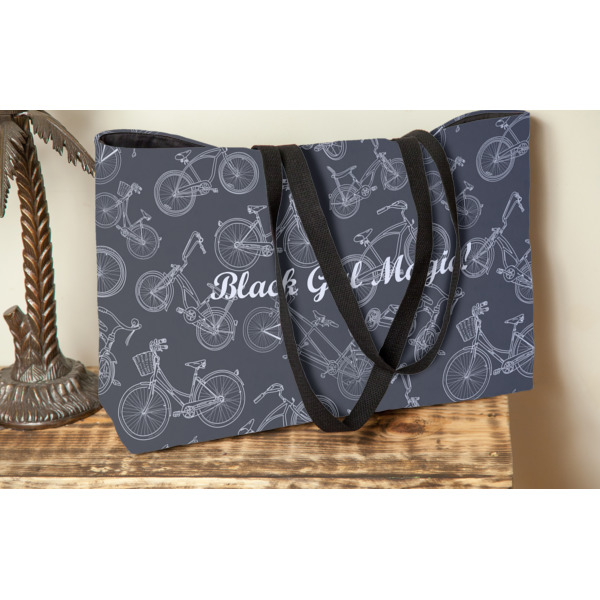 Custom Design - Tote w/Black Handles - Lifestyle View