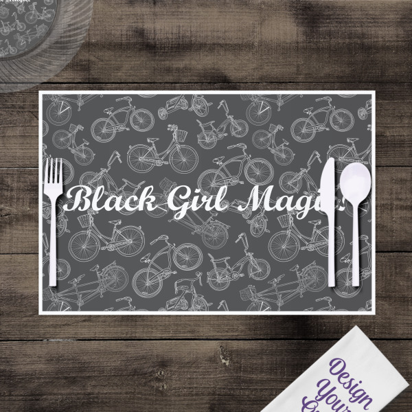 Custom Design - Disposable Paper Placemat - In Context
