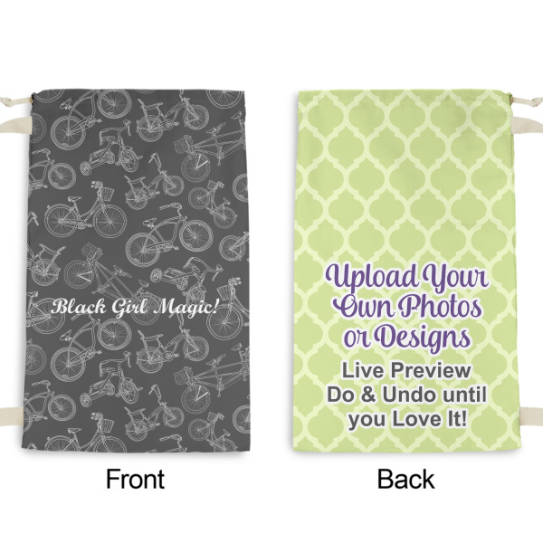 Custom Design - Small Laundry Bag - Front & Back View