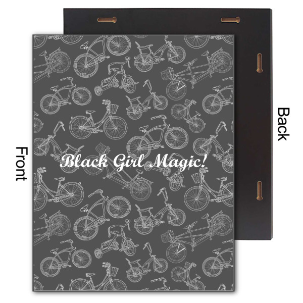 Custom Design - 11x14 Wood Print - Front & Back View