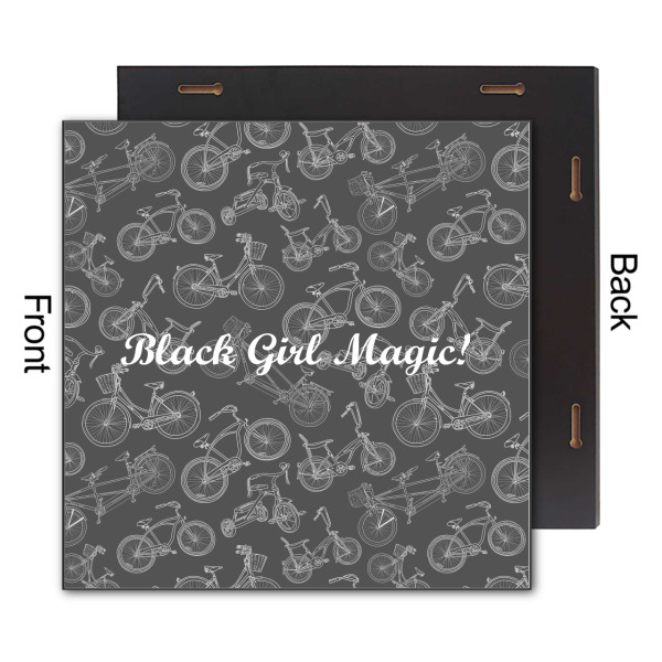 Custom Design - 12x12 Wood Print - Front & Back View