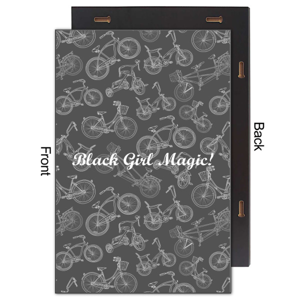 Custom Design - 20x30 Wood Print - Front & Back View