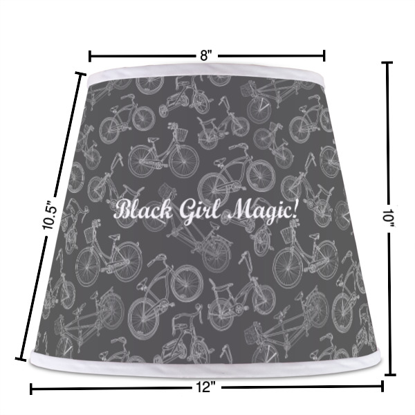 Custom Design - Poly Film Empire Lampshade - Dimensions