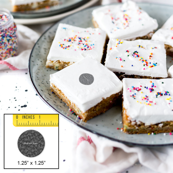 Custom Design - Printed Icing Circle - XSmall - In Context