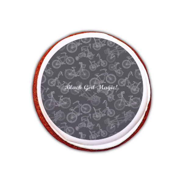 Custom Design - Printed Icing Circle - XSmall - On Cookie