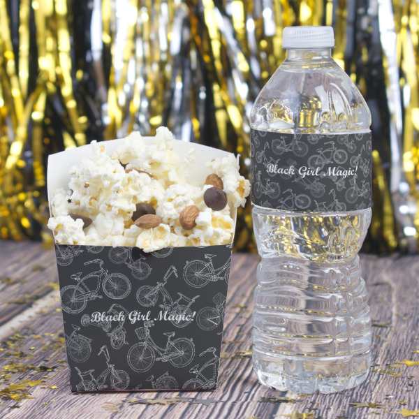 Custom Design - French Fry Favor Box - w/ Water Bottle
