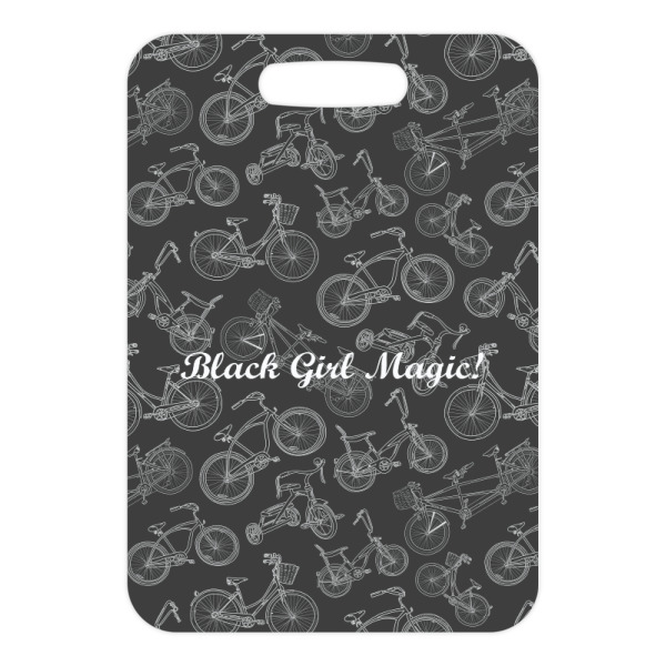 Custom Design - Metal Luggage Tag - Front Without Strap