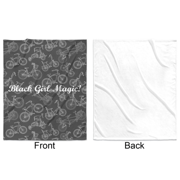 Custom Design - Minky Blanket - 50"x60" - Single Sided - Front & Back