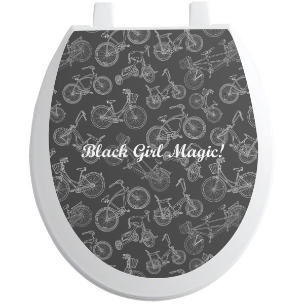Custom Design Your Own Toilet Seat Decal