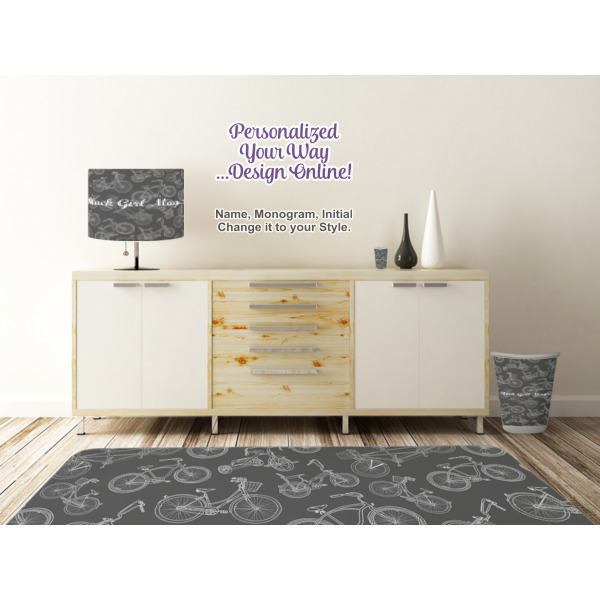 Custom Design - Wall Graphic Decal Wooden Desk