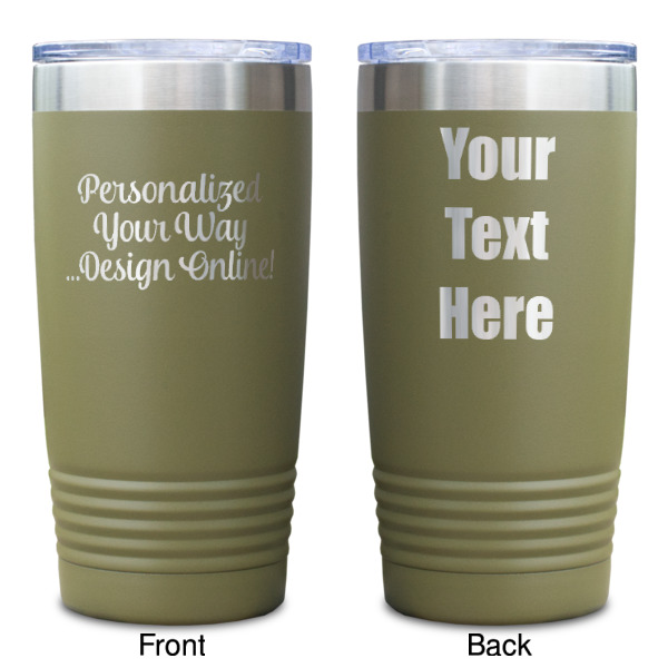 Custom Design - Olive Polar Camel Tumbler - 20oz - Double Sided - Approval
