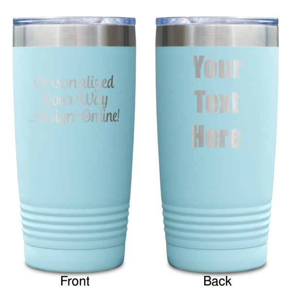 Custom Design - Teal Polar Camel Tumbler - 20oz -Double Sided - Approval